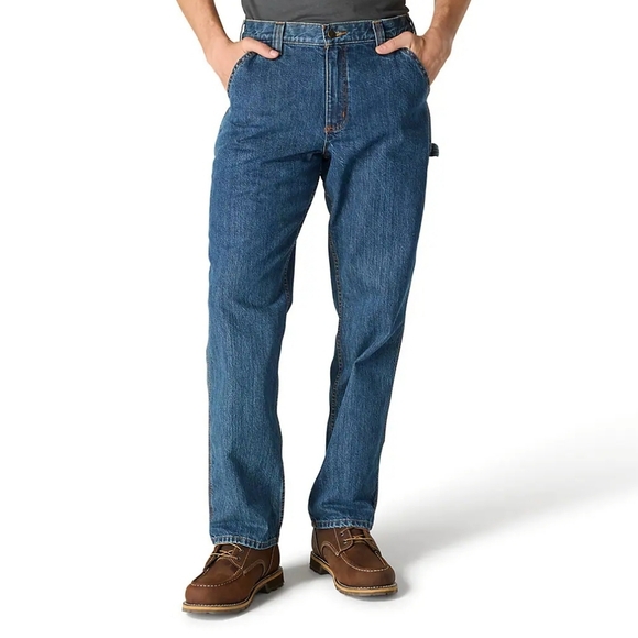 Carhartt Other - NWT Carhartt Loose Straight Denim Dungaree in Canal Blue Mens Size 40 X 32